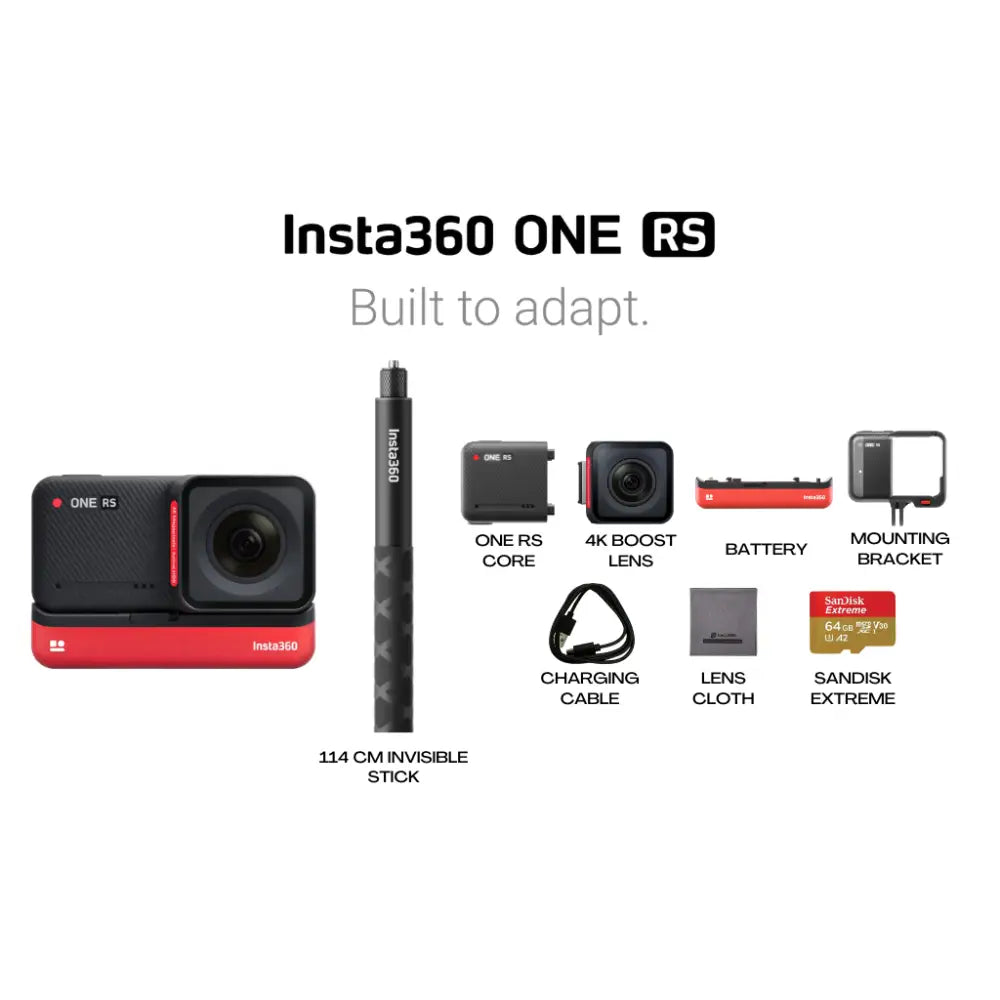 Insta360 One Rs 4K Edition Basic Kit