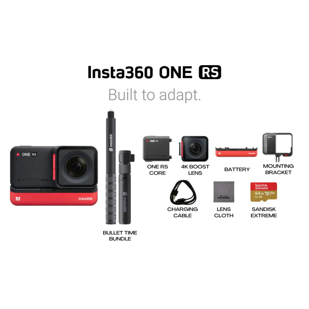Insta360 One Rs 4K Edition Creator Kit