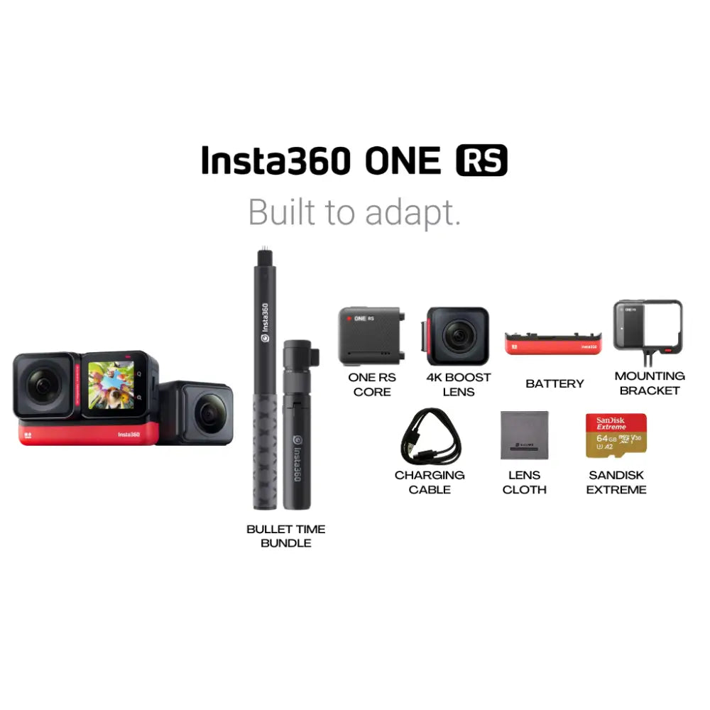 Insta360 One Rs Twin Edition Creator Kit