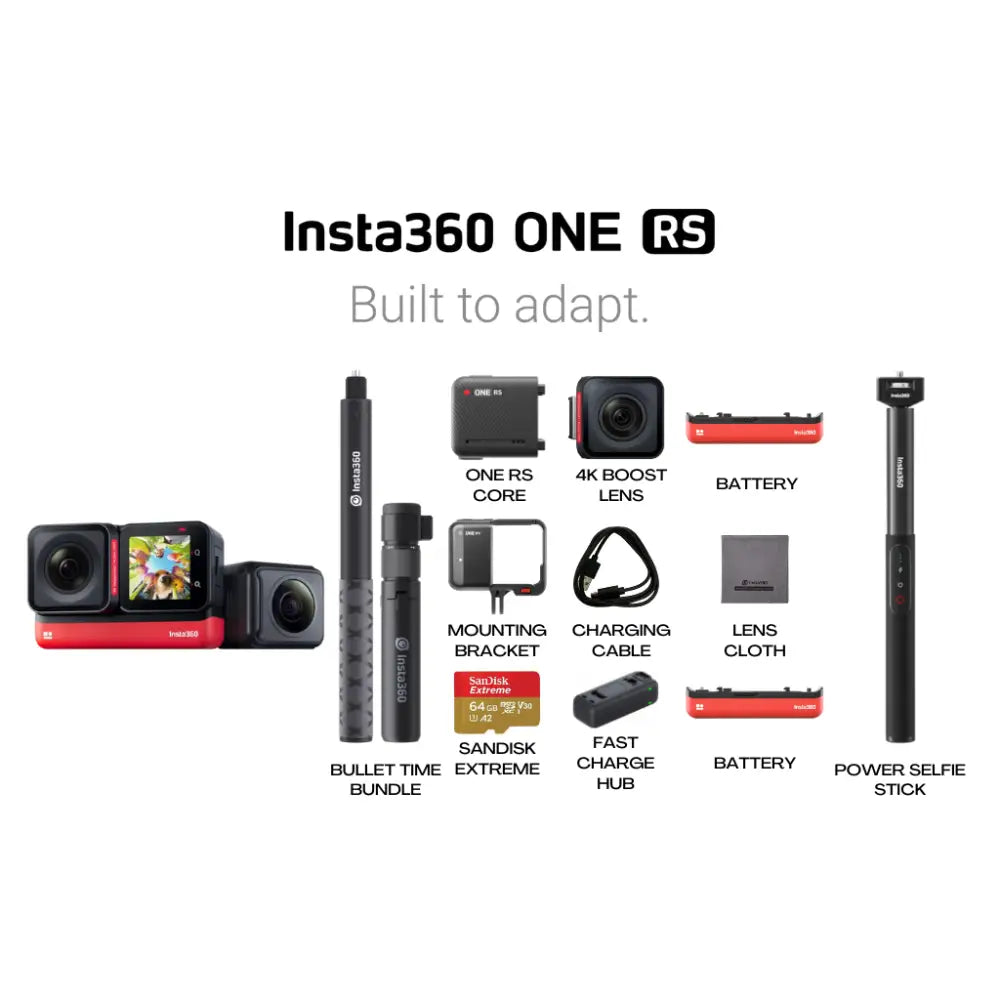 Insta360 One Rs Twin Edition Power Kit