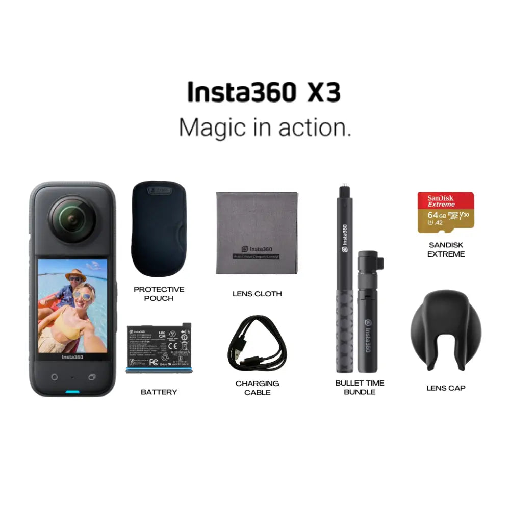 Insta360 X3 64Gb / Bullet Time Kit