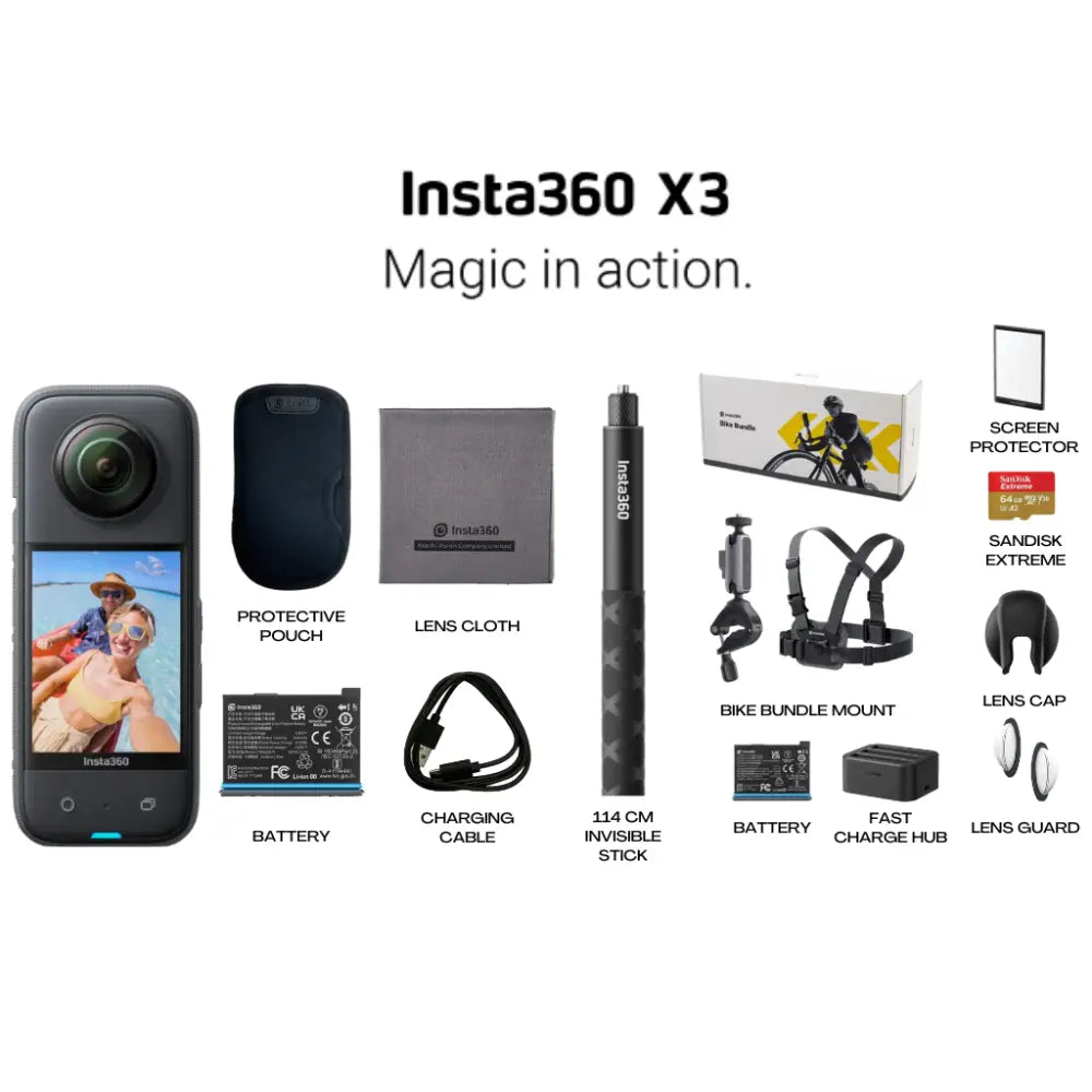 Insta360 X3 64Gb / Ultimate Bike